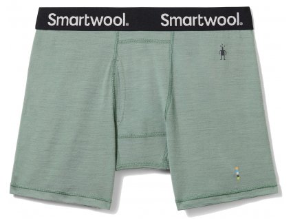 10031833SMW01 M MERINO BOXER BRIEF BOXED, sage