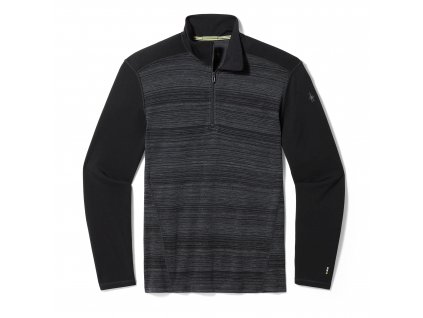 Smartwool CLASSIC THERMAL MERINO BL 1/4 ZIP B black color shift