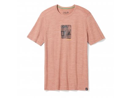 Smartwool MOUNTAIN BREEZE GRAPHIC SS TEE SLIM FIT copper heather