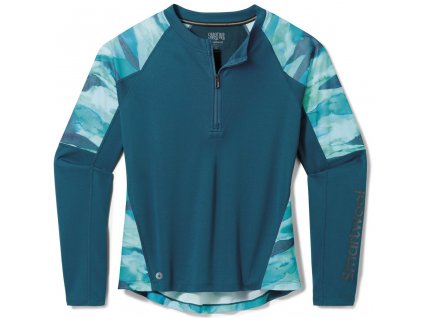 Smartwool W MOUNTAIN BIKE LONG SLEEVE JERSEY twilight blue