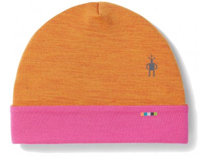 Smartwool THERMAL MERINO REVERSIBLE CUFFED BEANIE marmalade heather