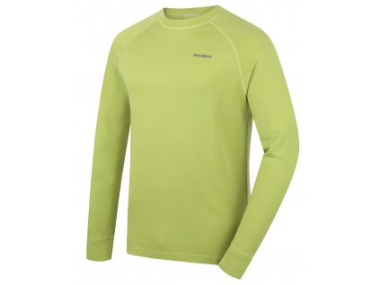 Husky Pánská merino mikina Aron M bright green