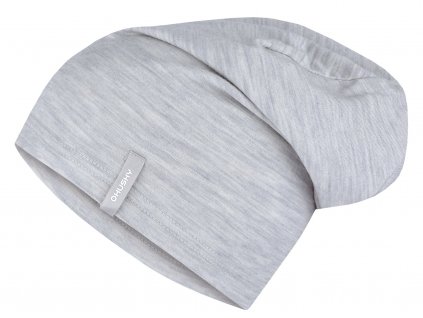 Husky Merino čepice Merhat light grey