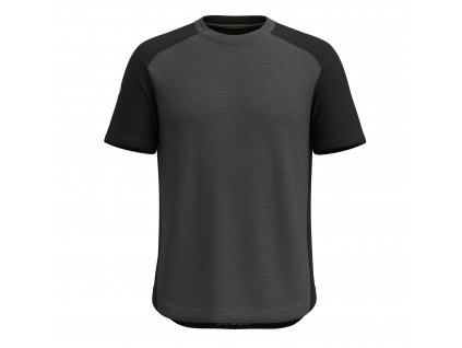 Smartwool M ACTIVE ULTRALITE GRAPHIC SS TEE black-charcoal  pánské tričko