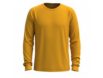 Smartwool M ACTIVE ULTRALITE LONG SLEEVE honey gold  pánské tričko