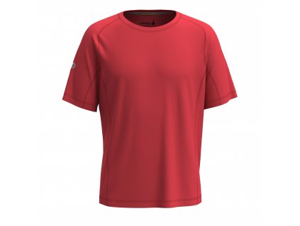 Smartwool M ACTIVE ULTRALITE SHORT SLEEVE scarlet red  pánské tričko