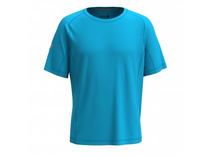 Smartwool M ACTIVE ULTRALITE SHORT SLEEVE pool blue  pánské tričko