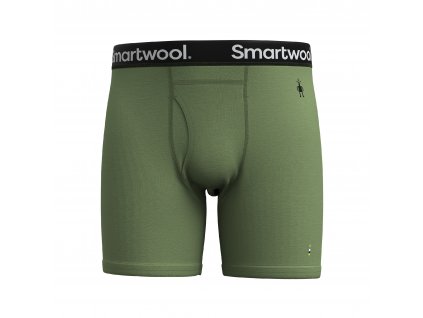 Smartwool M MERINO BOXER BRIEF BOXED fern green  pánské boxerky
