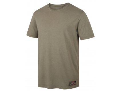 Husky Pánské bavlněné triko Tee Base M dark khaki  pánské tričko s krátkým rukávem