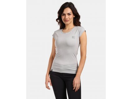 Kilpi LOS-W Světle šedá  dámské tričko s krátkým rukávem
