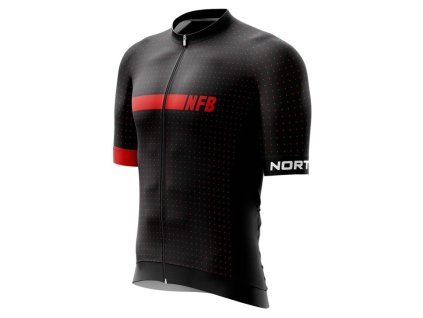 Northfinder GERARDO TR 3807MB 277 black red Pánské tričko e bike