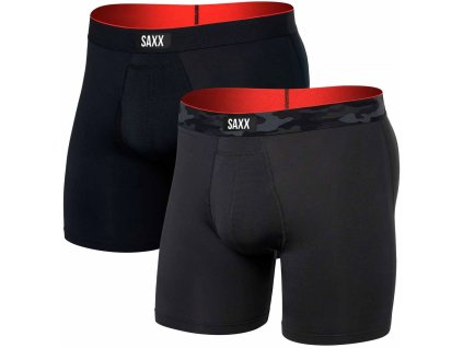 saxx multi sport mesh boxer brief fly 2pk remote camo wb black