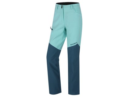 Husky Dámské softshellové kalhoty Kavia L mint/turquoise dámské kalhoty