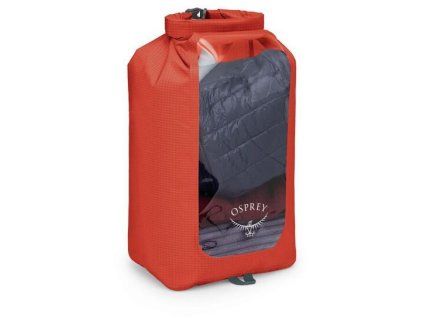 osprey dry sack 20 w window mars orange