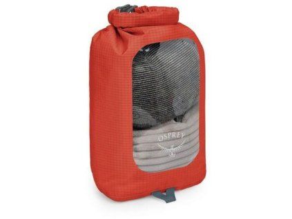 osprey dry sack 6 w window mars orange