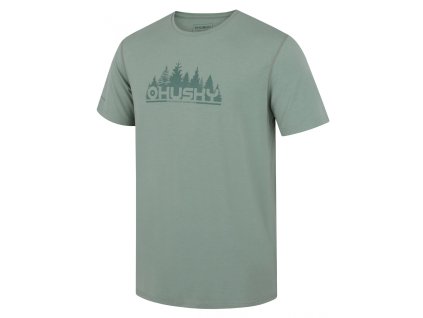 Husky Pánské triko Mertis M faded green  pánské tričko