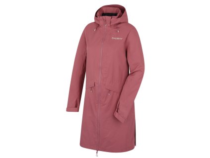 Husky Dámský hardshell kabát Nua L faded pink  kabát