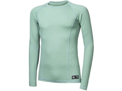 SENSOR MERINO DF pánské triko dl.rukáv basil green