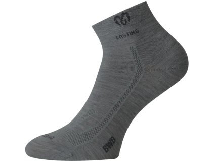 Lasting merino ponožky BWB šedé (Velikost L)