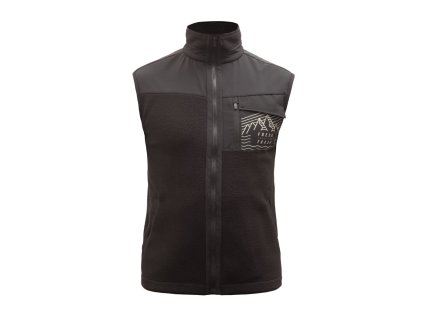 FT UNISEX FLEECE VEST BLACK
