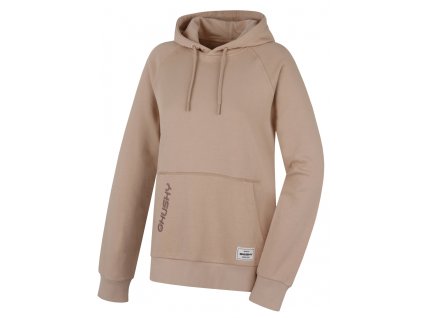 Husky Dámská bavlněná mikina Buggy L beige (Velikost L)