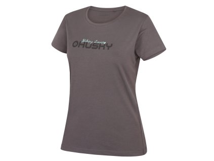 Husky Dámské bavlněné triko Tee Hike L grey (Velikost L)