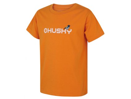 Husky Dětské bavlněné triko Tee Birdie K orange (Velikost 128)
