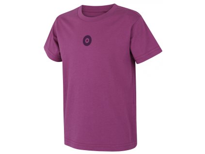 Husky Dětské bavlněné triko Tee Doggo K purple (Velikost 128)