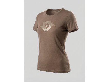 Husky Dámské triko Mertis L beige (Velikost L)