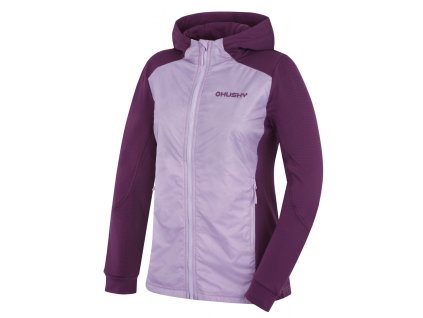 Husky Dámská mikina na zip Any L purple (Velikost L)