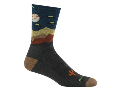 Darn Tough SPACED OUT MICRO CREW LIGHTWEIGHT WITH CUSHION charcoal