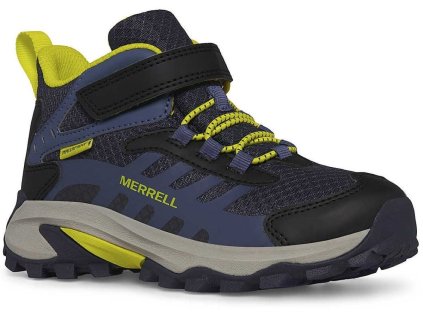 merrell moab speed 2 mid a c wtpf navy hi viz
