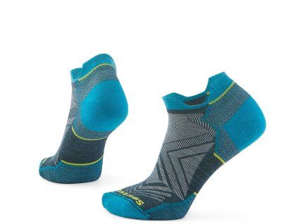 smartwool w run zero cushion low ankle socks twilight blue