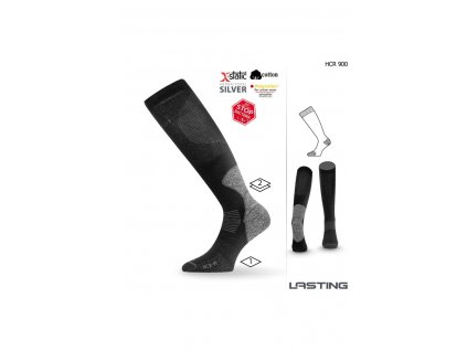 Lasting HCR 900 černá slabá hokejová ponožka