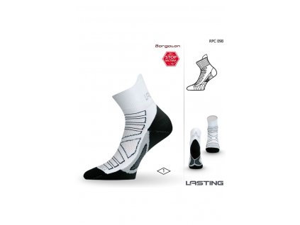 Lasting RPC 098 bílá běžecké ponožky