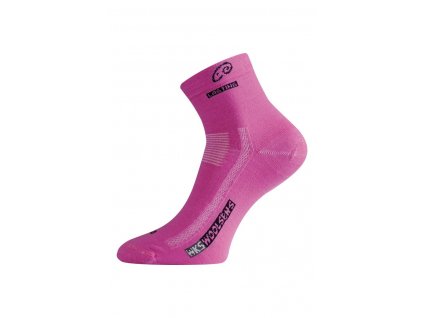 Lasting WKS 499 růžové ponožky z merino vlny