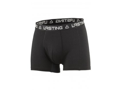 Lasting NOMO 9099 černé vlněné merino boxerky