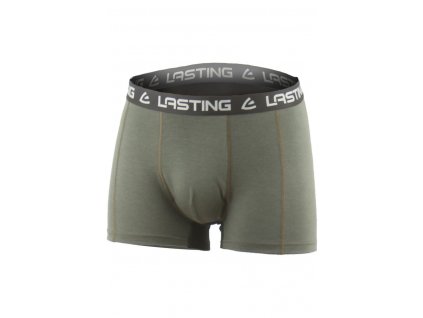 Lasting NOMO 6299 zelené vlněné merino boxerky