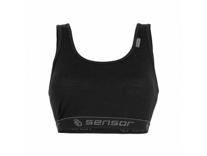 SENSOR MERINO ACTIVE dámská podprsenka černá