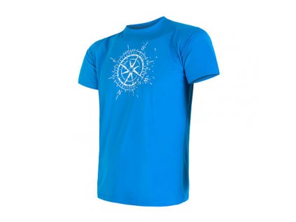 SENSOR COOLMAX FRESH PT KOMPAS pánské triko kr.rukáv modrá