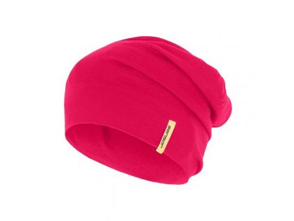 SENSOR ČEPICE MERINO WOOL magenta