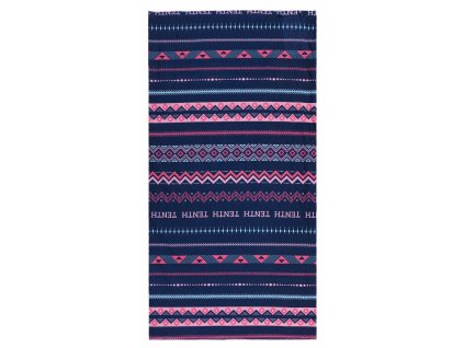 Husky multifunkční šátek   Printemp pink triangle stripes