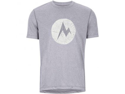 marmot transporter tee ss steel onyx heather