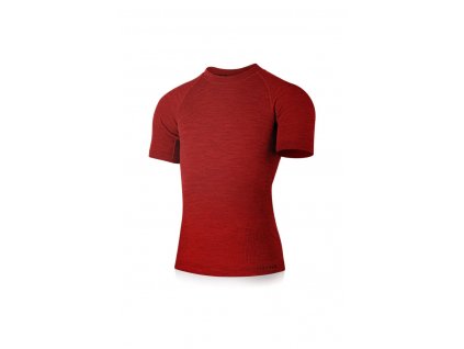 Lasting pánské merino triko MABEL červené