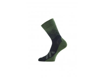 Lasting merino ponožky FWR zelené