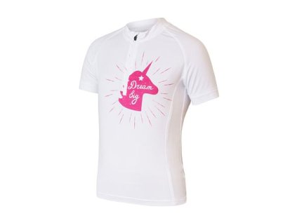 SENSOR COOLMAX ENTRY dětský dres kr.rukáv snow white Unicorn