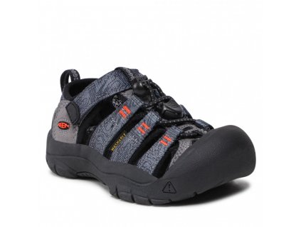 Keen NEWPORT H2 CHILDREN steel grey/black