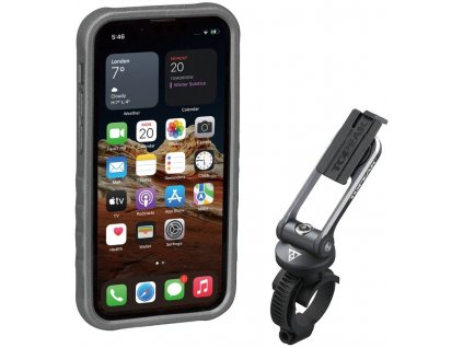 topeak obal ridecase pro iphone 13 mini cerna seda