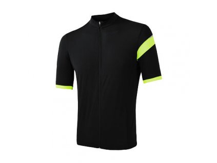 SENSOR CYKLO COOLMAX CLASSIC pánský dres kr.rukáv celozip true black