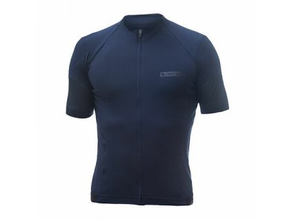 SENSOR COOLMAX RACE pánský dres kr.rukáv celozip deep blue